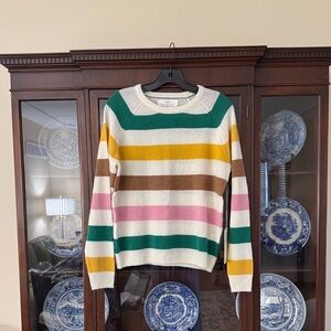 Trovata Multicolor Striped Crewneck Sweater